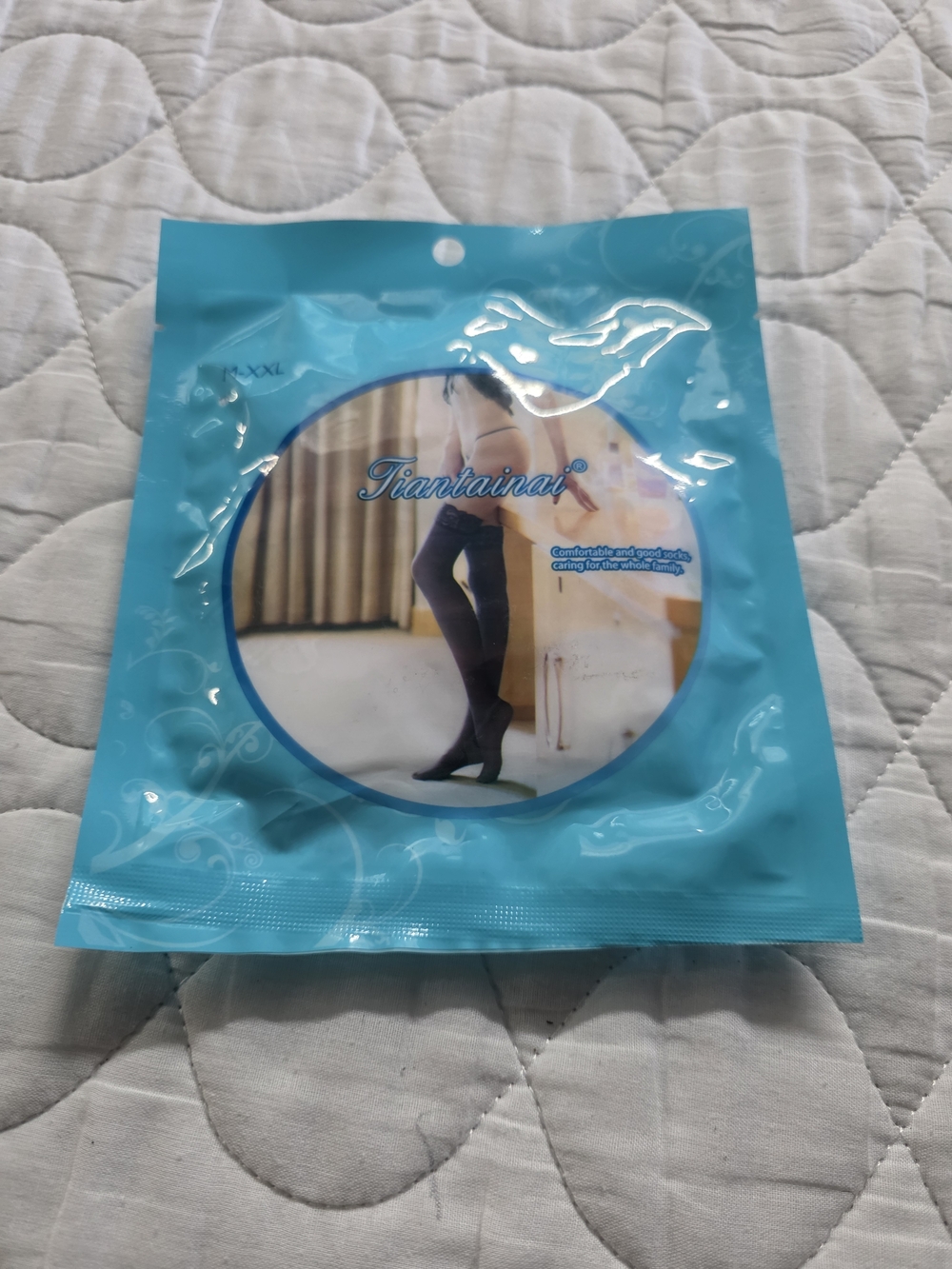 Black Thigh-High Stockings - Women